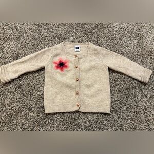 Janie and Jack Baby Button Up Wool Sweater 3-6 months